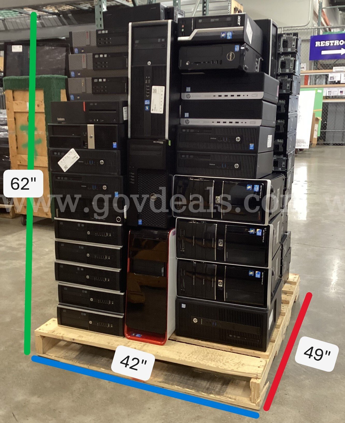 Lot of 79 Computers: Misc. iSeries (Hard Drives Removed) (429-4)  429 Government Surplus Auction - Photo #3
