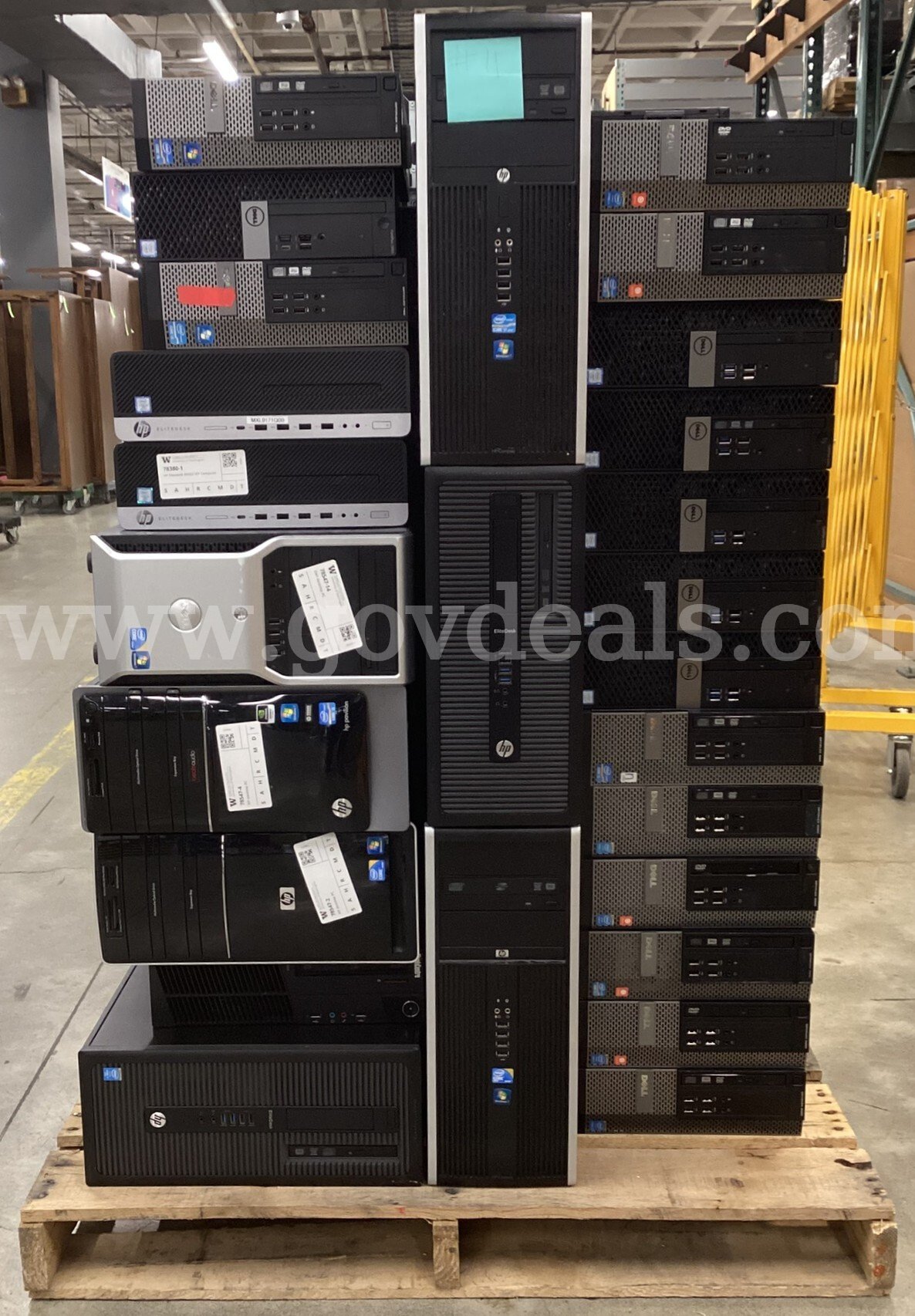 Lot of 60 Computers: Misc. iSeries (Hard Drives Removed) (429-6)  429 Government Surplus Auction - Photo #2