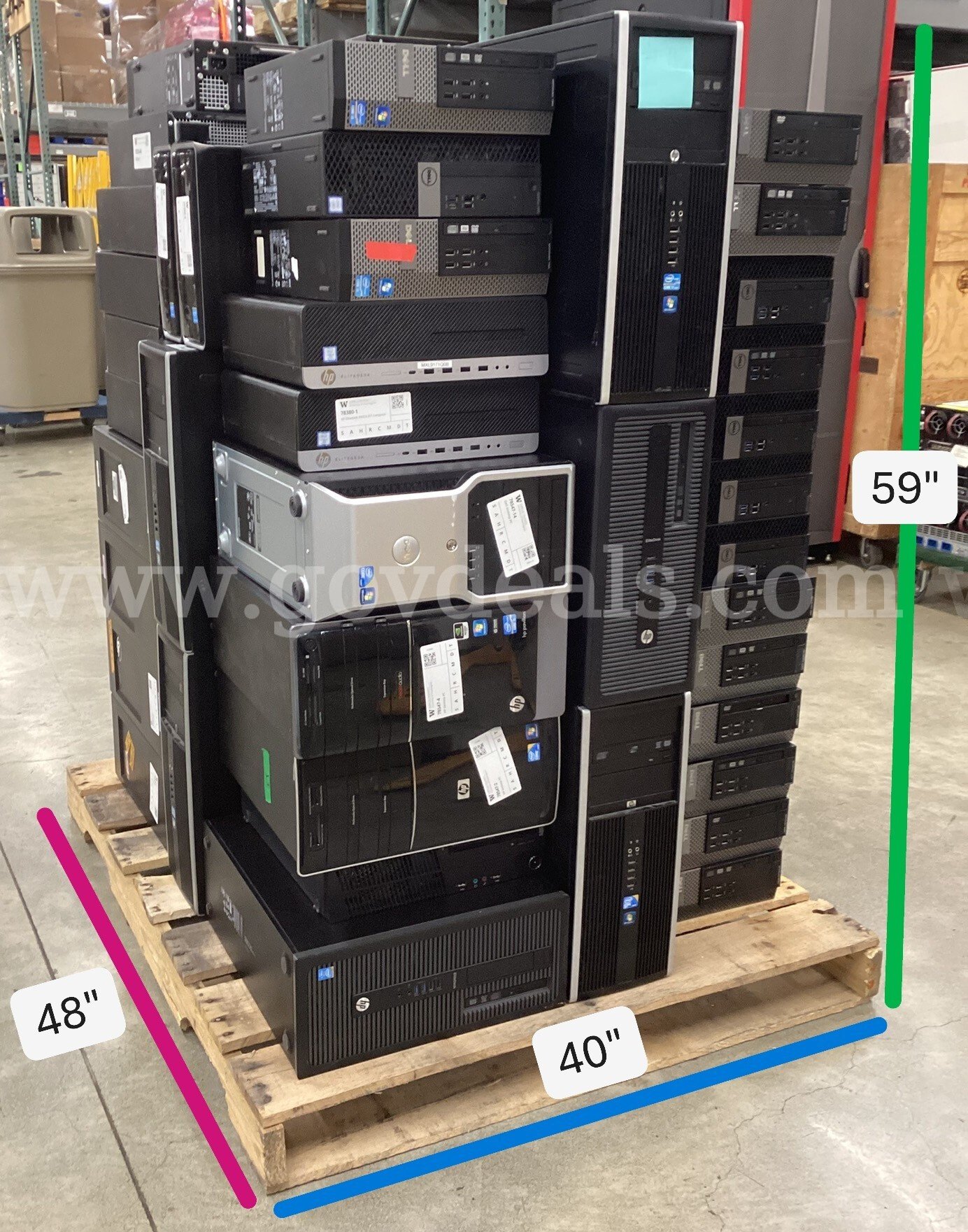 Lot of 60 Computers: Misc. iSeries (Hard Drives Removed) (429-6)  429 Government Surplus Auction - Photo #3