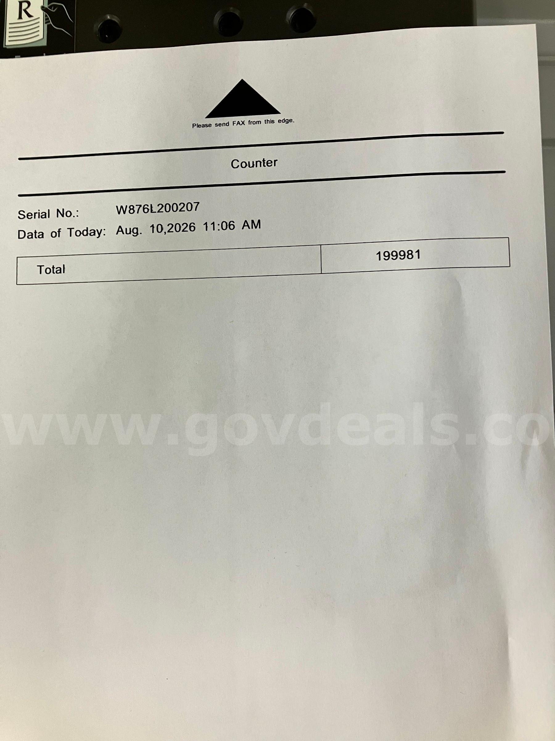 RicohMP7502 Black and White printer   Government Surplus Auction - Photo #2