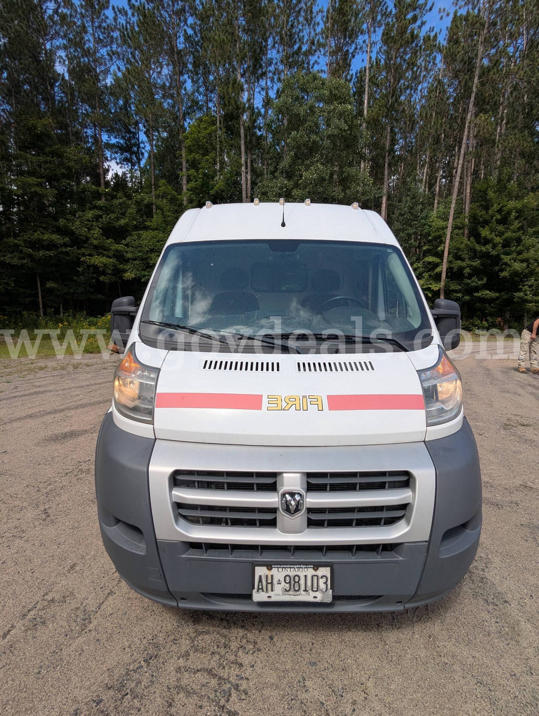 2014 RAM Promaster Cargo Van with Winter Tires RAM Promaster Government Surplus Auction - Photo #4