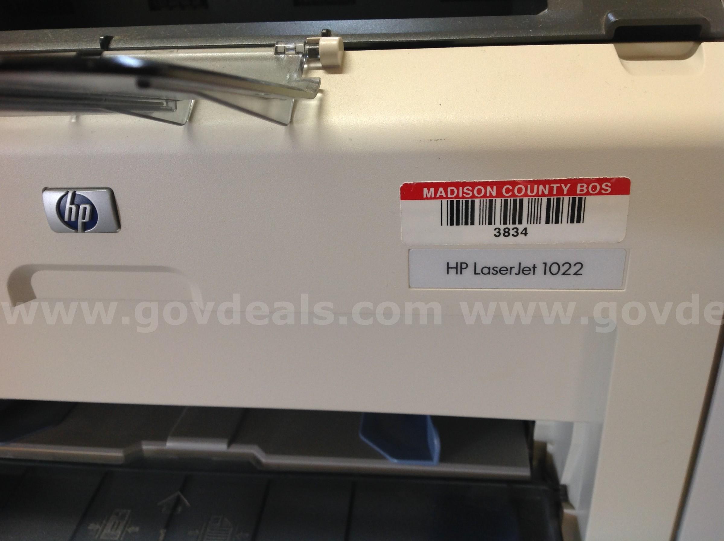 Lot of 2 - HP Printers HP  Government Surplus Auction - Photo #3