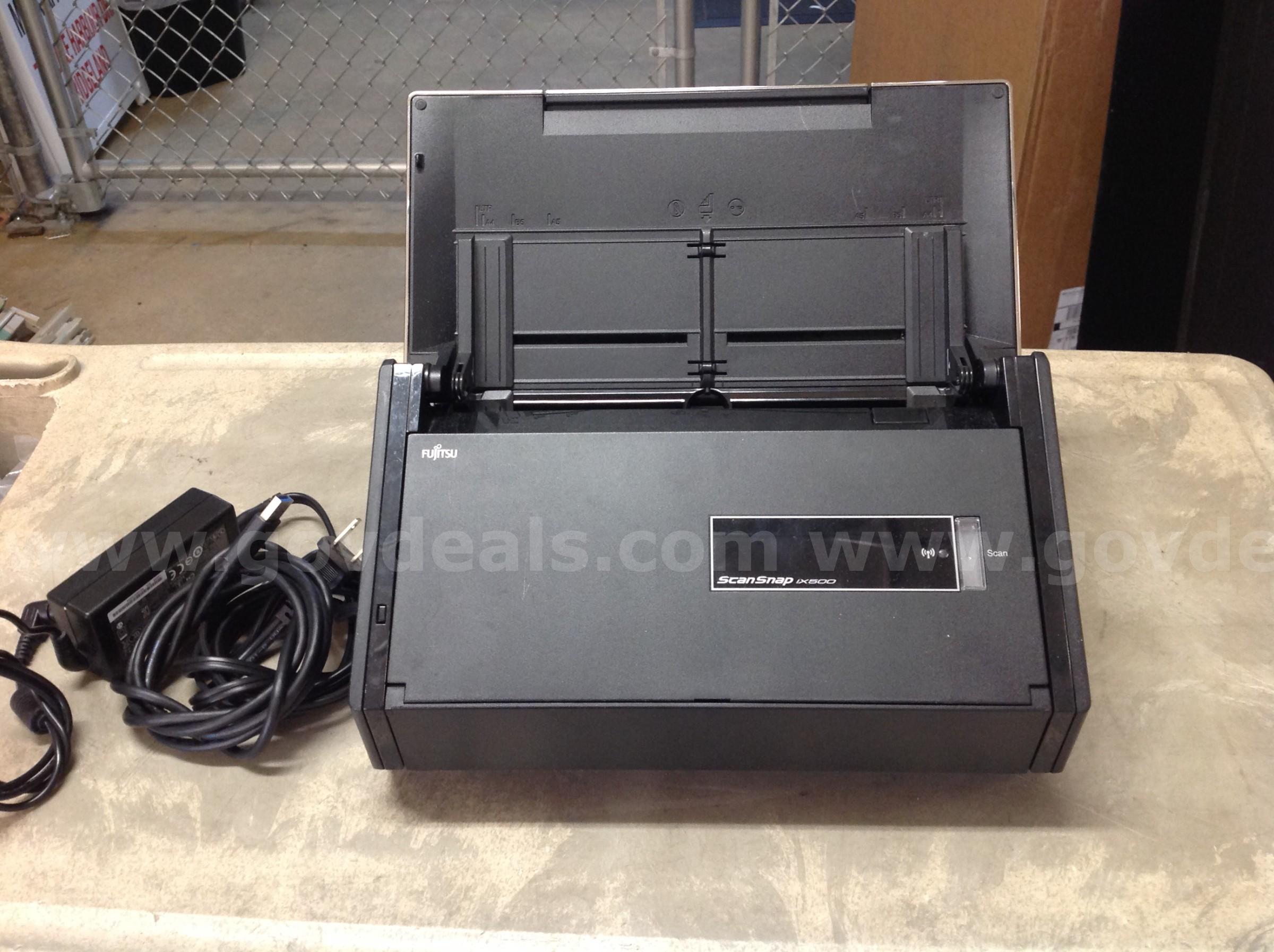 Fujitsu ScanSnap iX500 Scanner  iX500 Government Surplus Auction - Photo #2