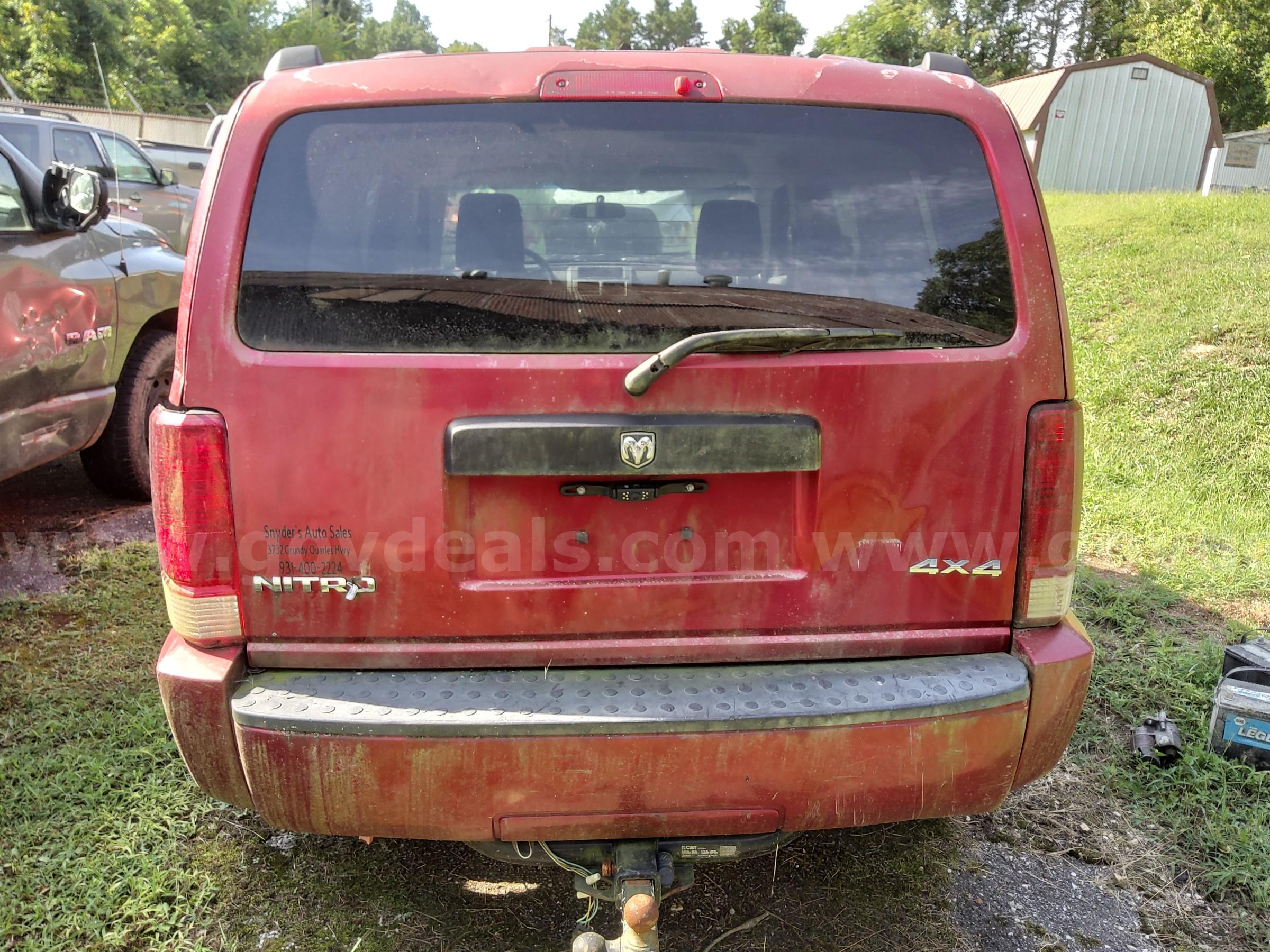 2007 Dodge Nitro Dodge Nitro Government Surplus Auction - Photo #4