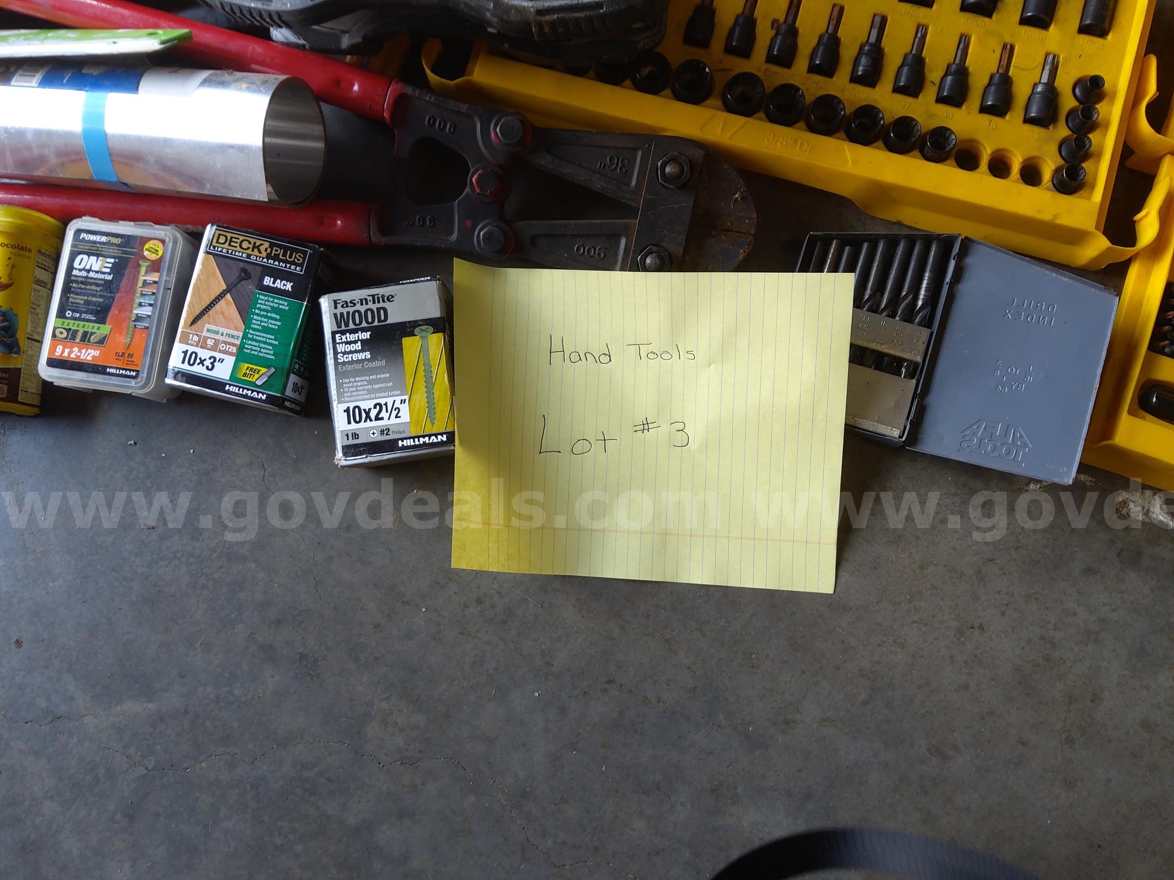 Great Assortment of Hand tools - Perfect for Home or Job Sites VARIOUS VARIOUS Government Surplus Auction - Photo #2