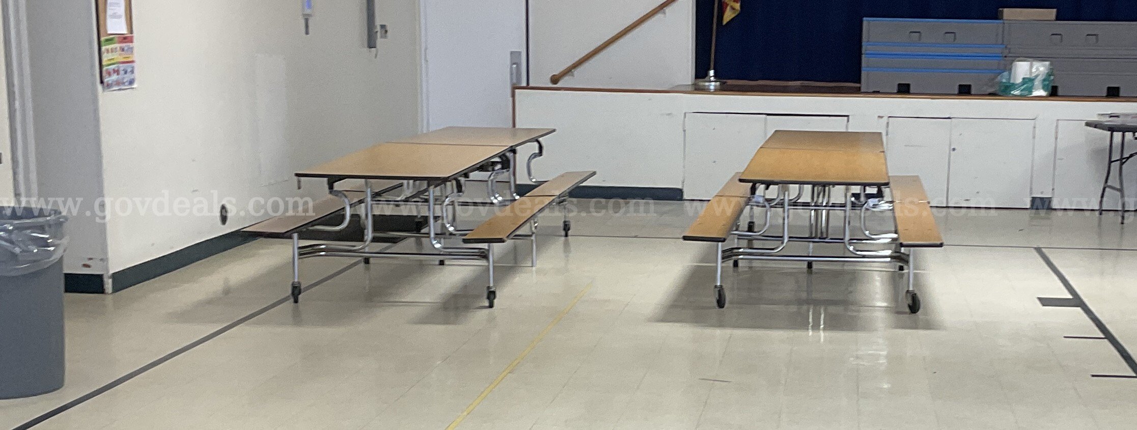 Lot of 15 Folding Lunch Tables – 13 SICO America BY-65 & 2 Palmer Hamilton Sico America, Palmer Hamilton  Government Surplus Auction - Photo #2