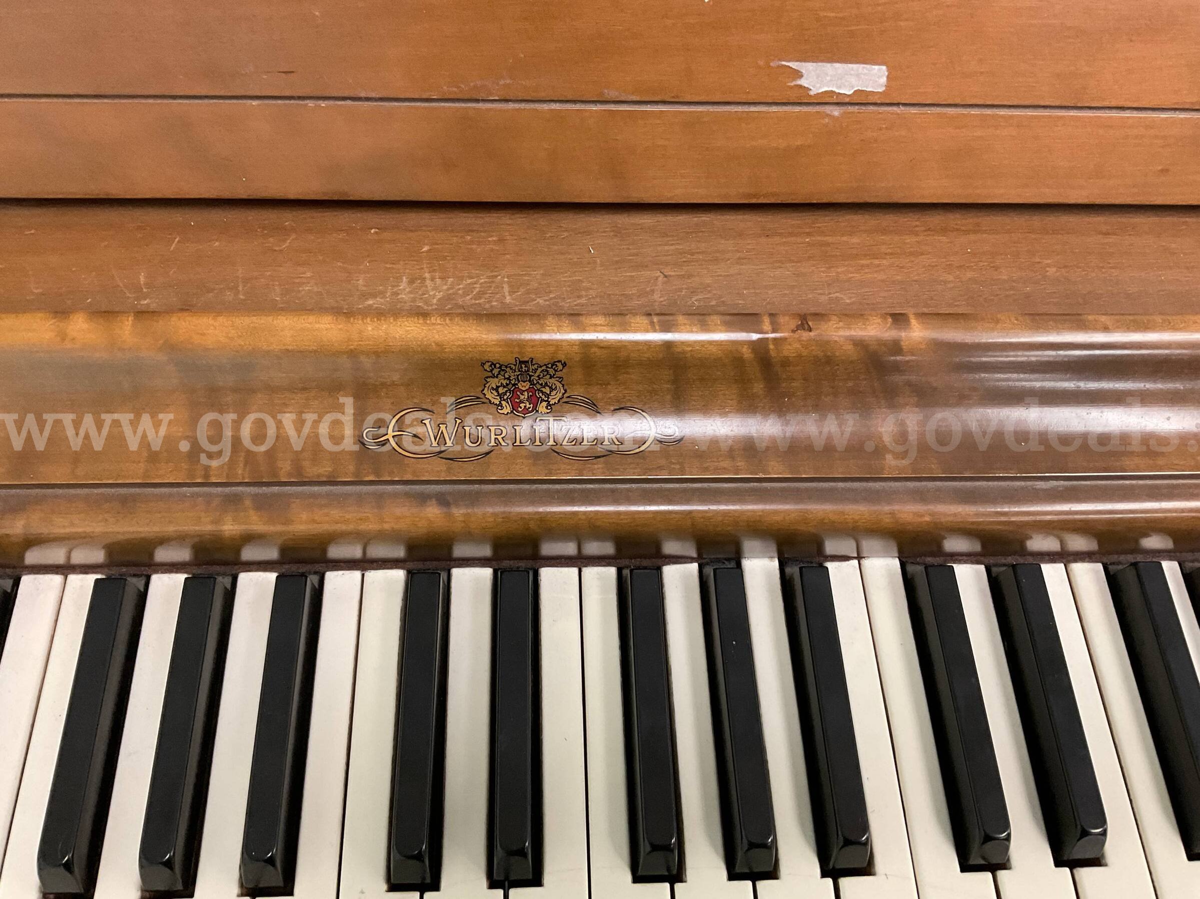 Wurlitzer Upright Piano Whurlitzer  Government Surplus Auction - Photo #2