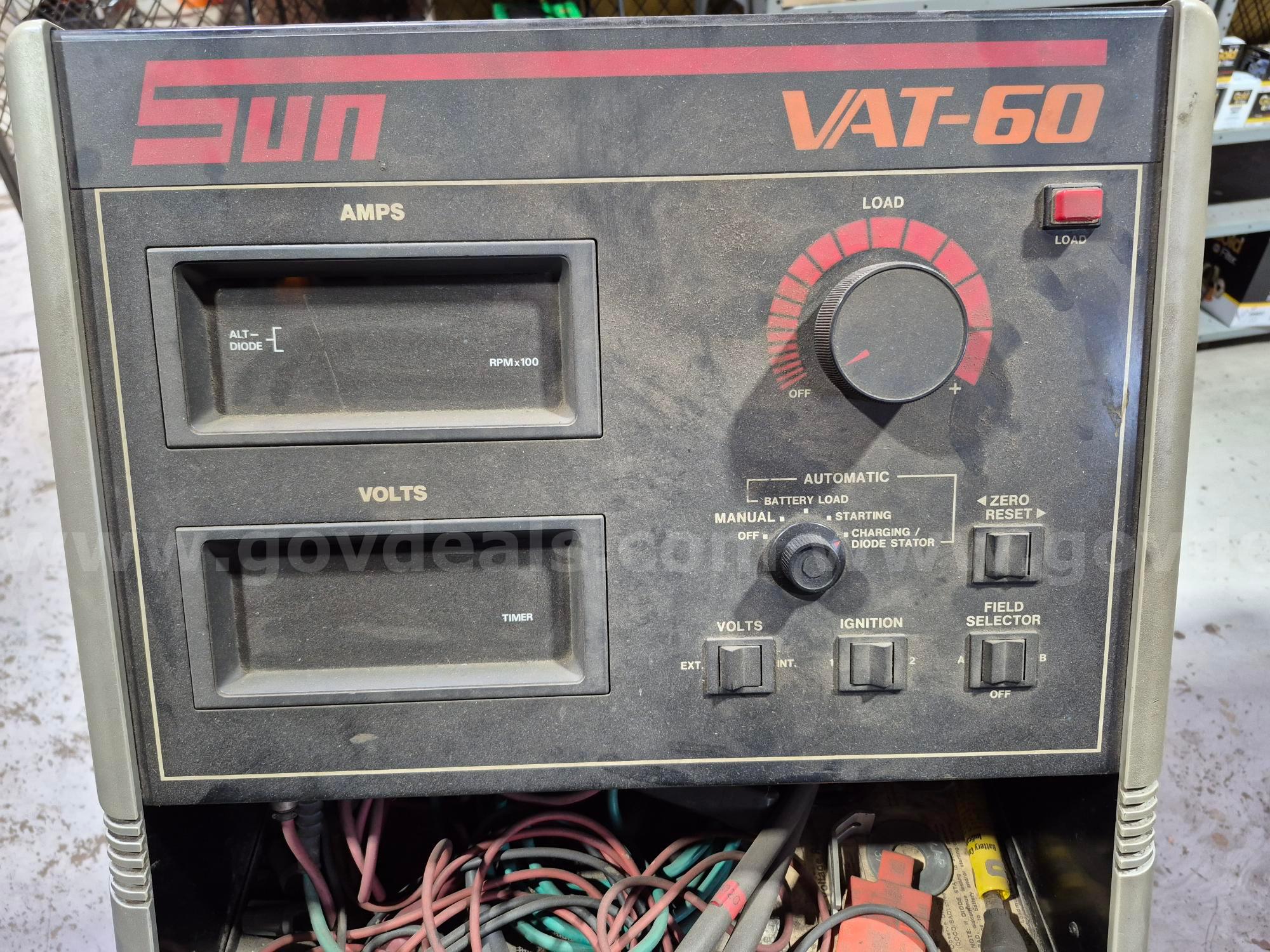 battery tester Sun Equipment VAT-60 Government Surplus Auction - Photo #2