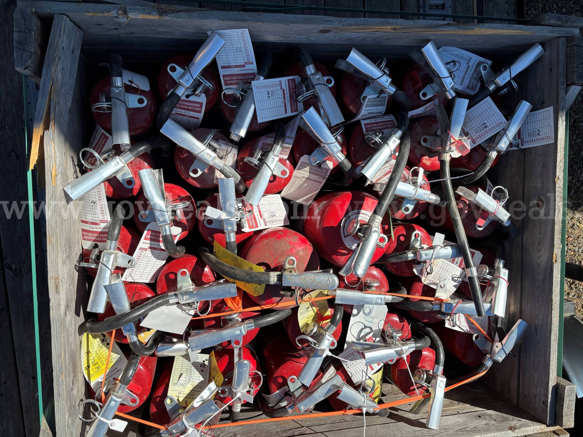Lot of Fire Extinguishers   Government Surplus Auction - Primary Photo