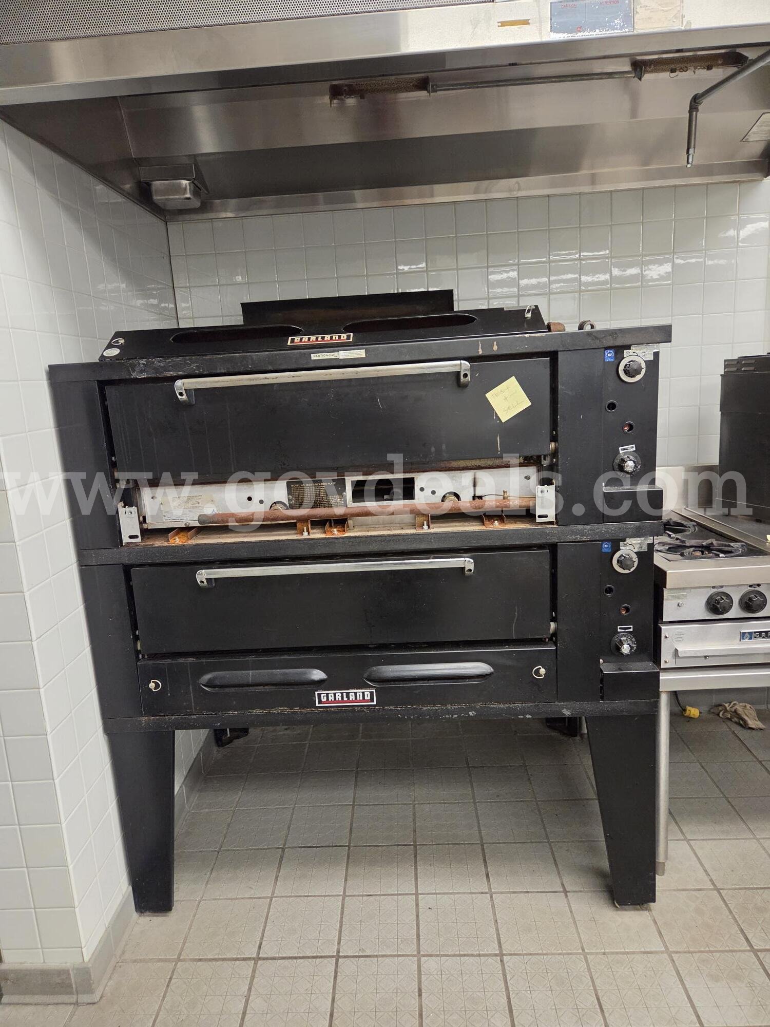 Lot of (2) Garland Commercial Ranges Ltd. Pizza Ovens