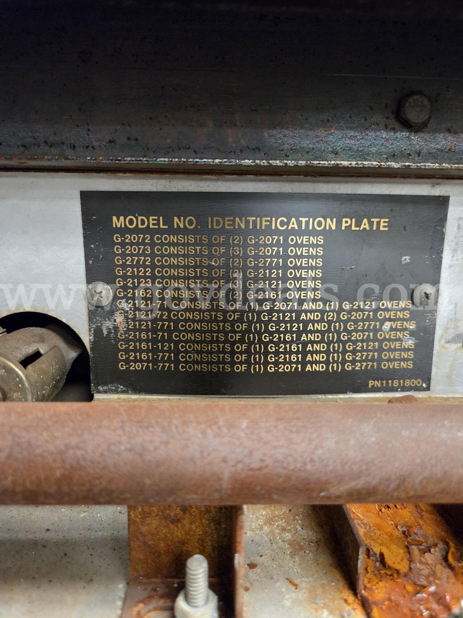 Lot of (2) Garland Commercial Ranges Ltd. Pizza Ovens  G2071 Government Surplus Auction - Photo #4