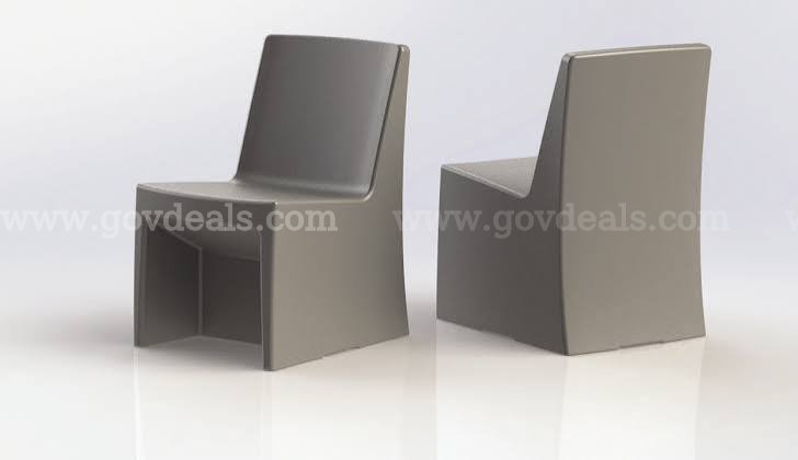 Lot of Max-Secure Estilo Series Behavioural Weighted Chairs Max-Secure ES 4000-3 Government Surplus Auction - Primary Photo
