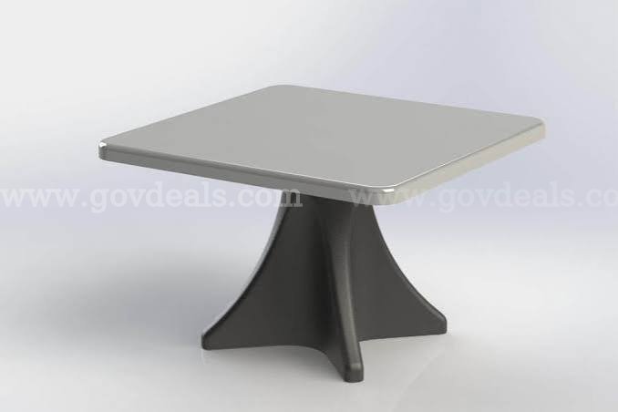 Max-Secure Estilo Series Behavioural Weighted Dining Table Max-Secure ES 4000-1 Government Surplus Auction - Primary Photo
