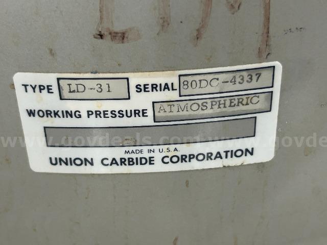 Cryogenic Storage Dewars   Government Surplus Auction - Photo #6