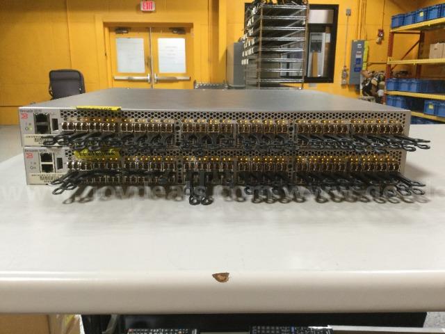 Lot of 2 Brocade 6510 BR-6510-24-16G-R Switches