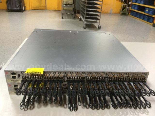 Lot of 2 Brocade 6510 BR-6510-24-16G-R Switches Brocade 6510 Government Surplus Auction - Photo #5