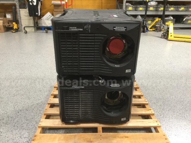 2 Christie Roadster S+20K DLP Projectors - Untested