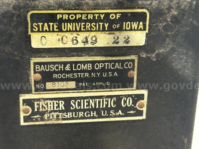 Vintage Bausch & Lomb Duboscq-type Colorimeter   Government Surplus Auction - Photo #6