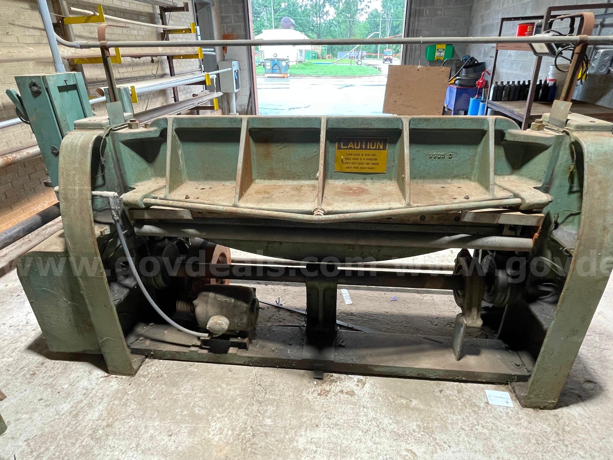 Pexto Shear  1005 Government Surplus Auction - Photo #4