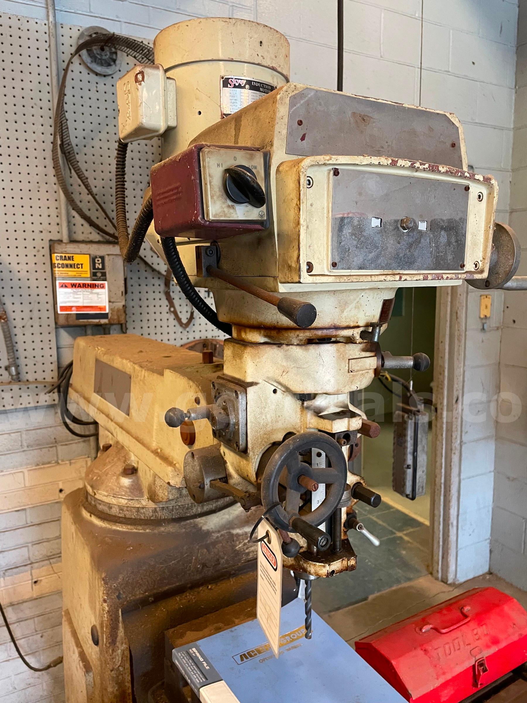 Acer Drill Press/Milling Machine Acer 3VK Government Surplus Auction - Photo #2