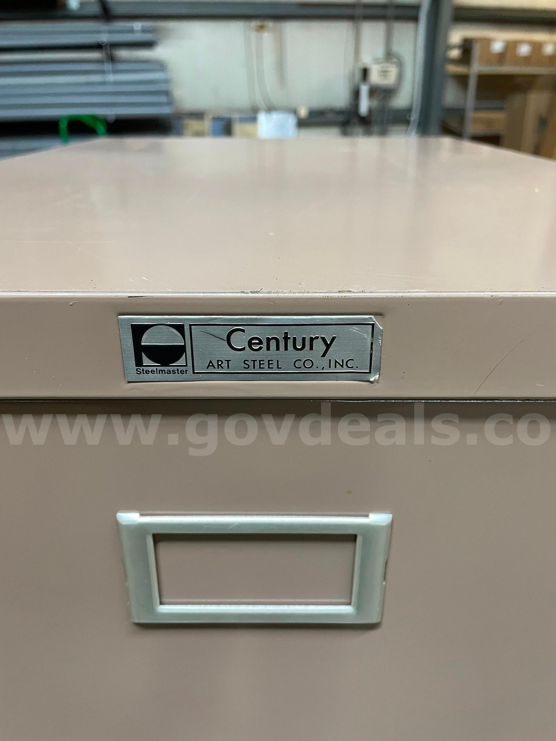 4 Drawer Filing Cabinet Century  Government Surplus Auction - Photo #2