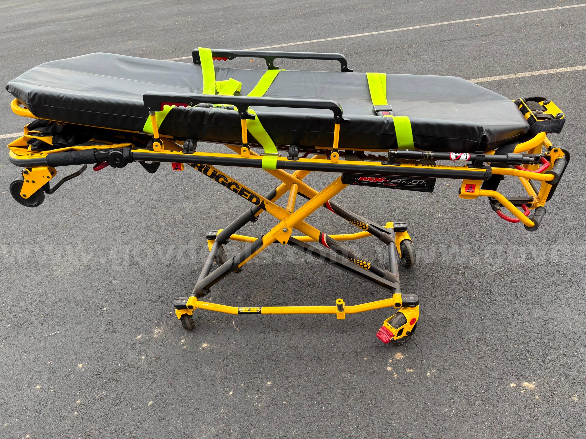 Stryker EMS model 6082 MX-Pro ambulance cot