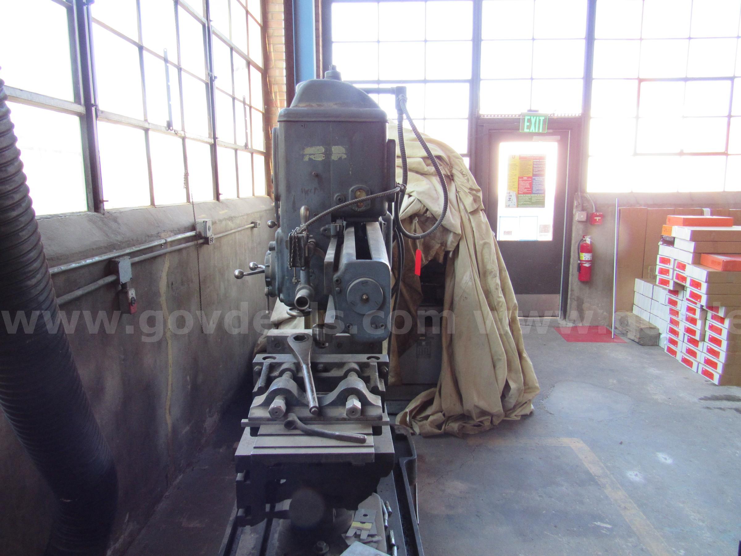 Cincinnati Bickford Radial Drill Press U3456 * CONDITION UNKNOWN *  U3456 Government Surplus Auction - Photo #2