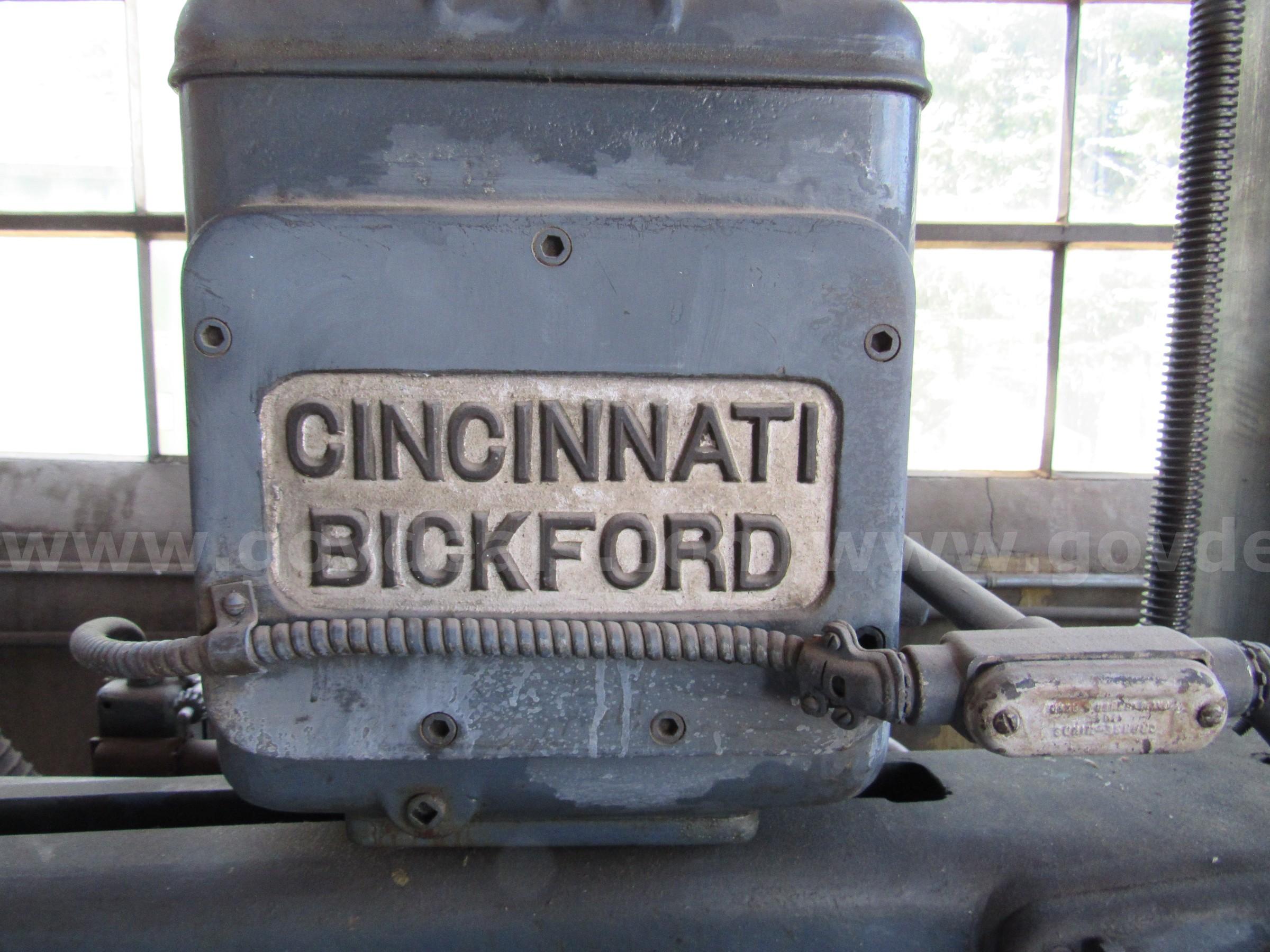 Cincinnati Bickford Radial Drill Press U3456 * CONDITION UNKNOWN *  U3456 Government Surplus Auction - Photo #4