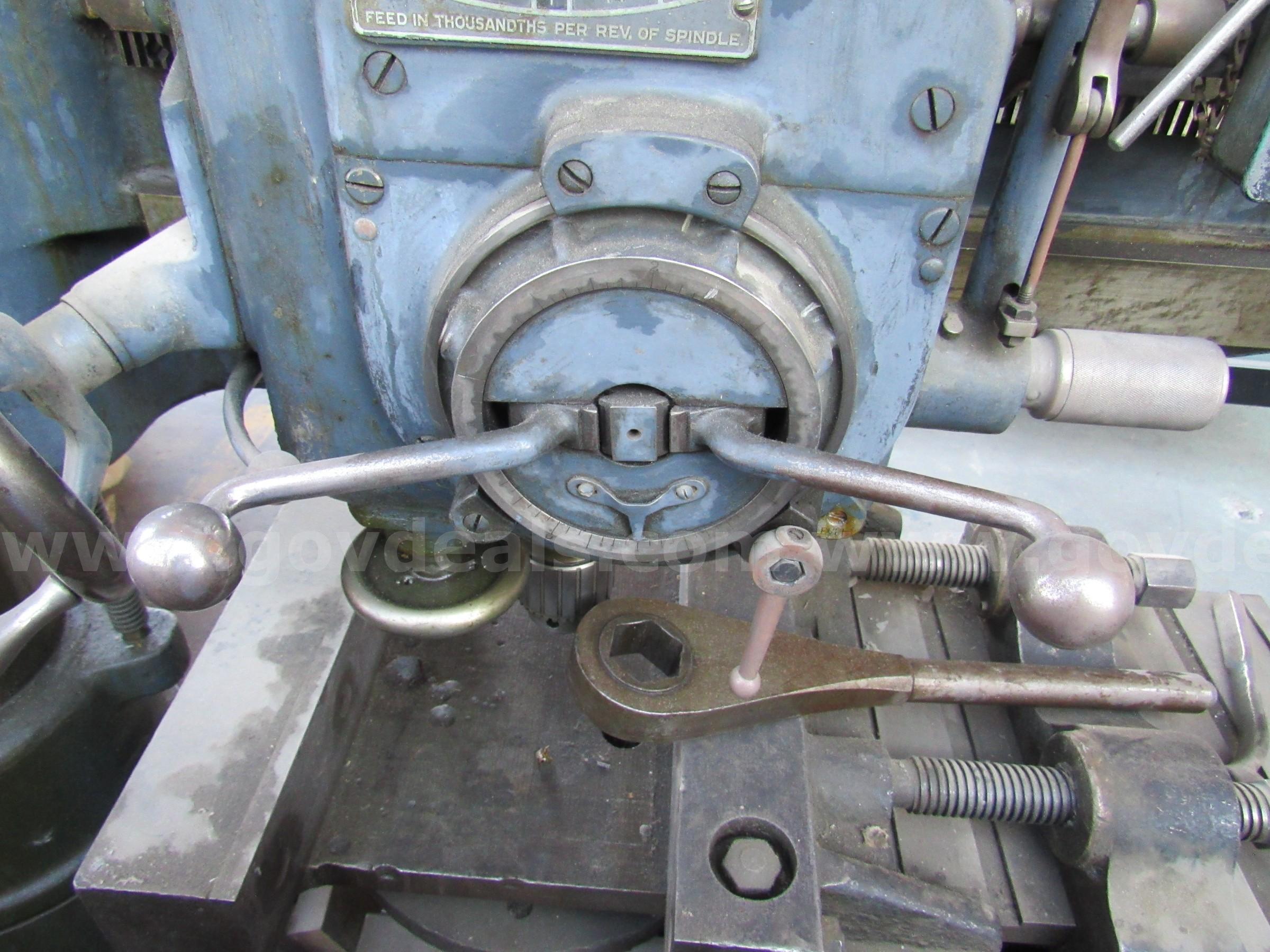 Cincinnati Bickford Radial Drill Press U3456 * CONDITION UNKNOWN *  U3456 Government Surplus Auction - Photo #5
