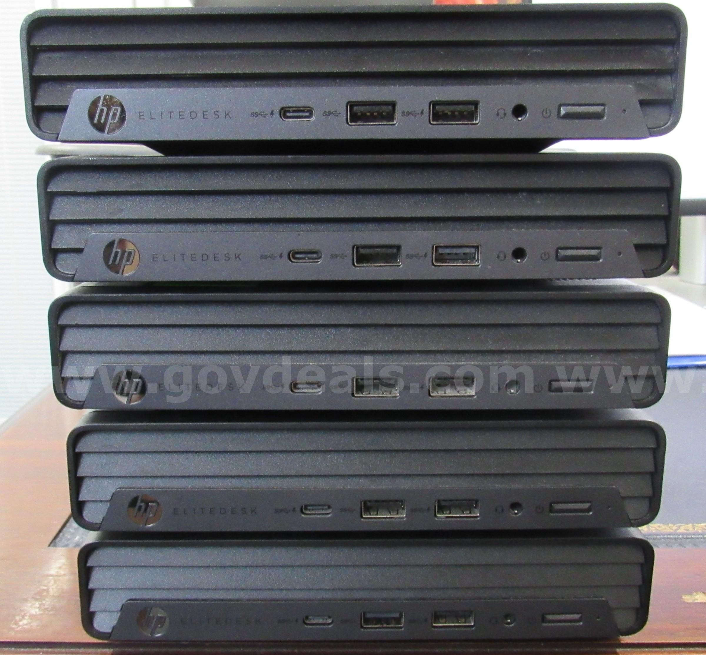 Lot of 5 HP EliteDesk G6 Mini U3558 - S22