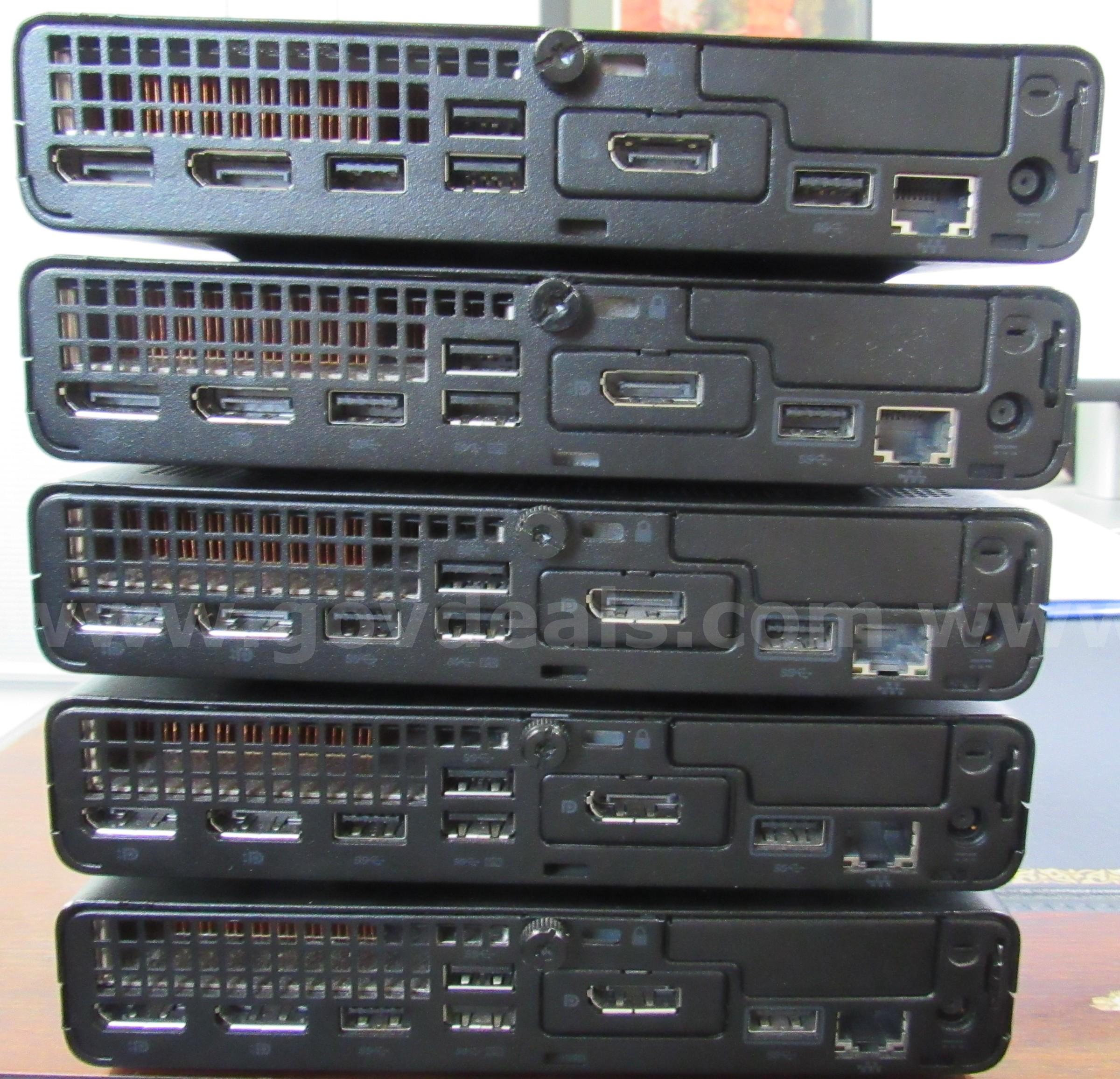 Lot of 5 HP EliteDesk G6 Mini U3558 - S22 HP U3558 Government Surplus Auction - Photo #2