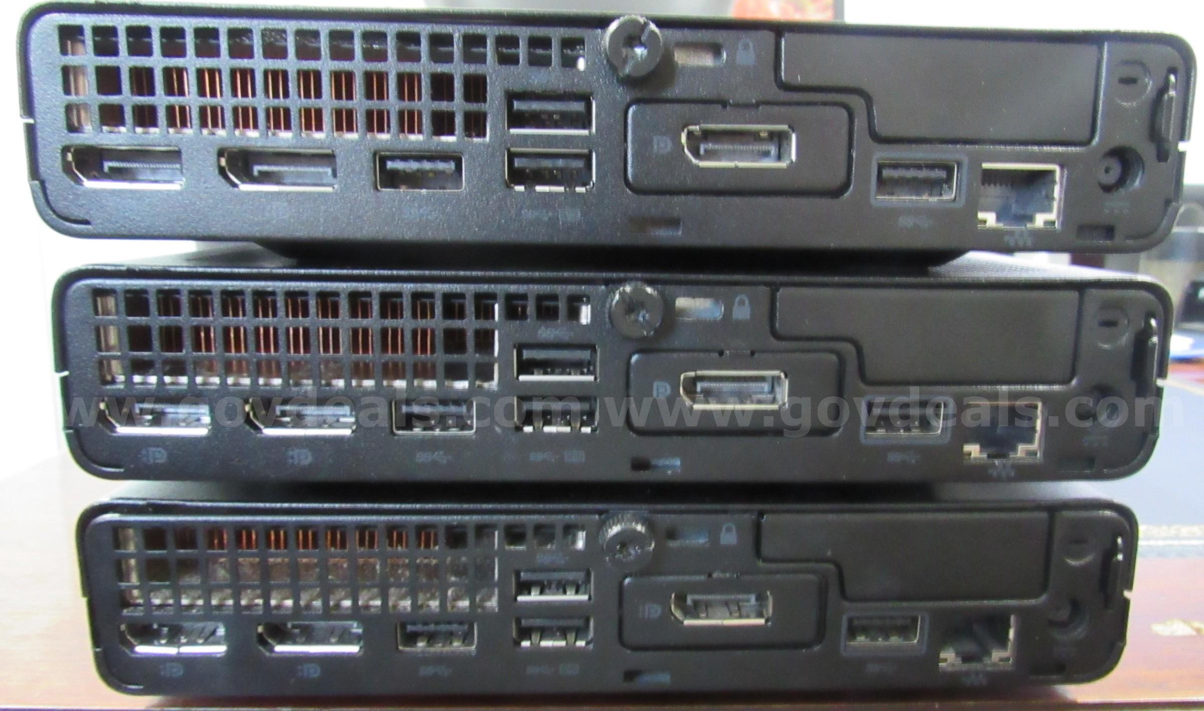 Lot of 3 HP EliteDesk G6 Mini U3561 - S25 HP U3561 Government Surplus Auction - Photo #2