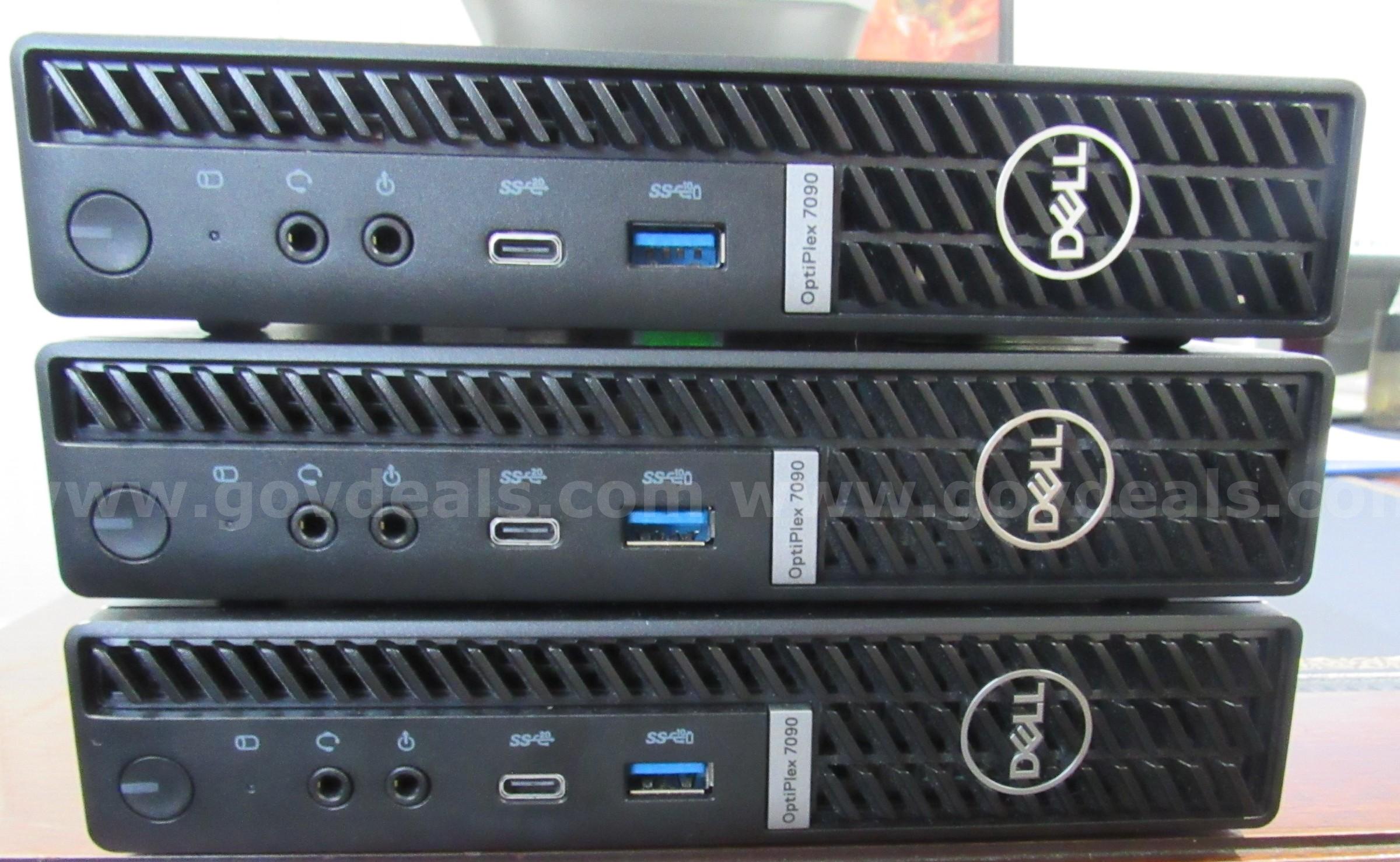 Lot of 3 Dell OptiPlex 7090 U3564 - S28