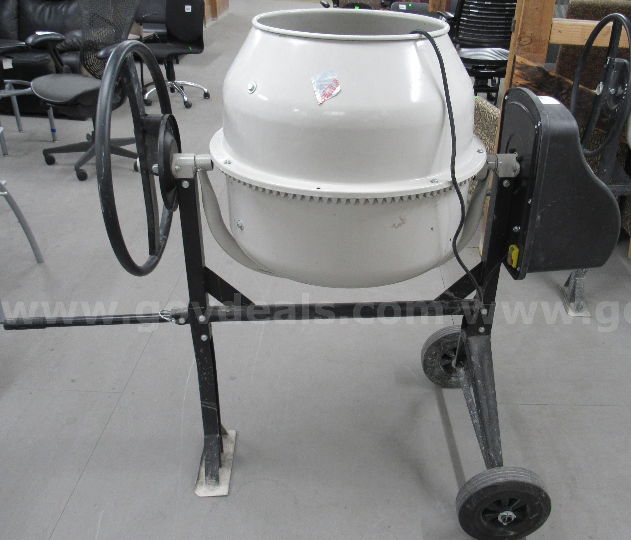 Klutch Cement Mixer U3566  U3566 Government Surplus Auction - Photo #3