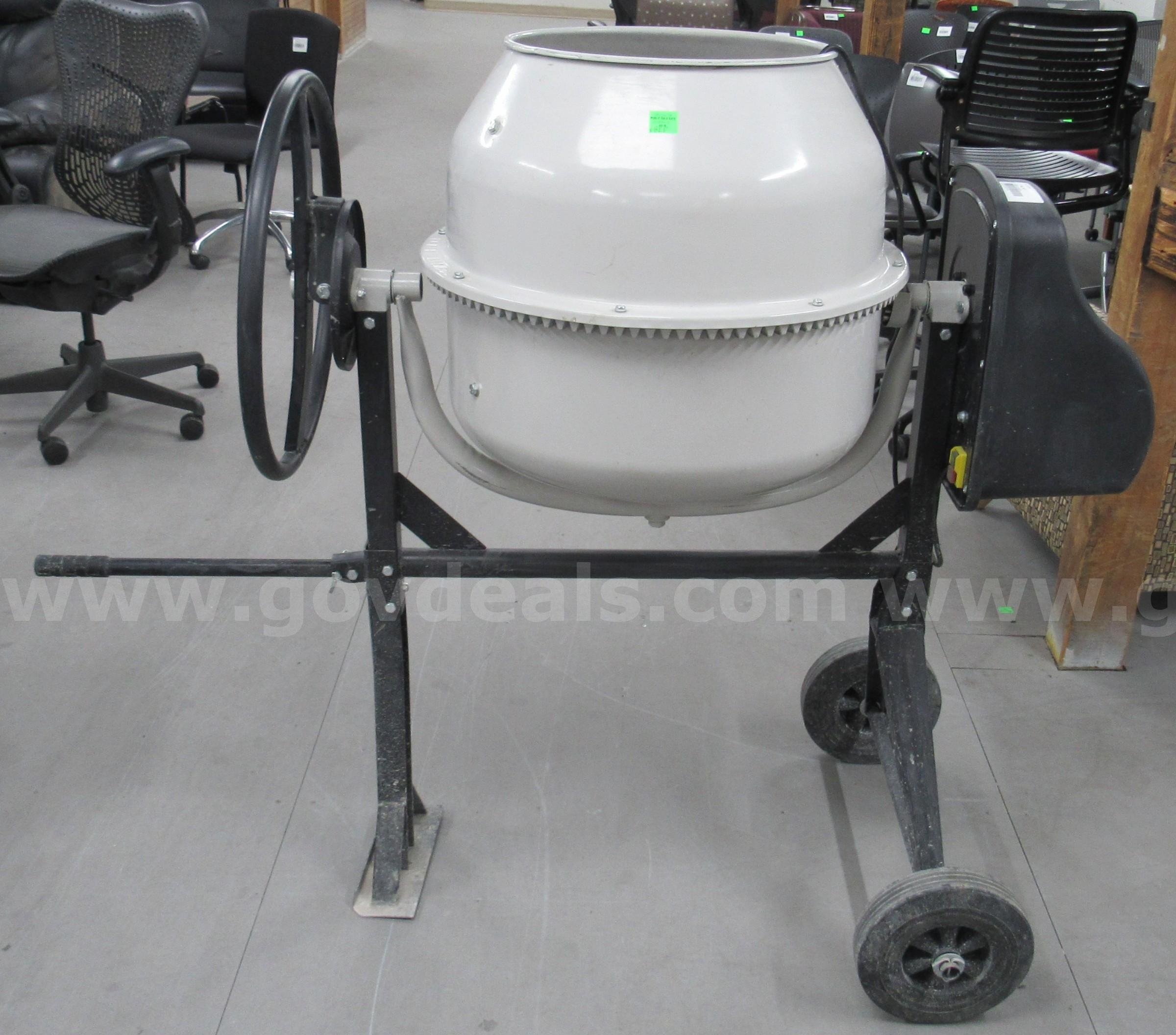 Klutch Cement Mixer U3567  U3567 Government Surplus Auction - Photo #3