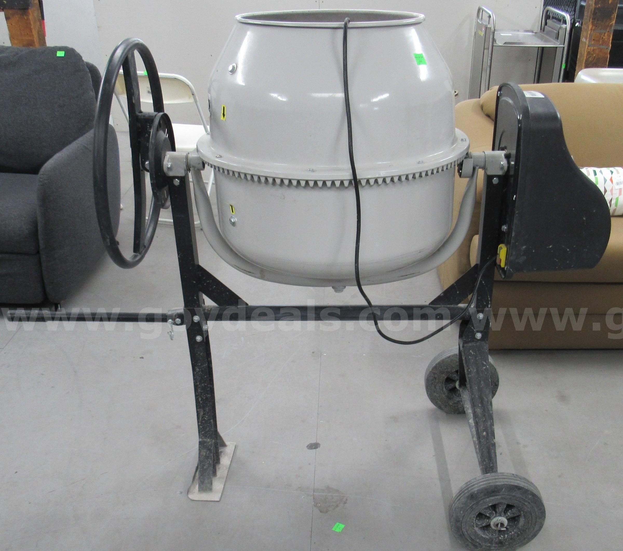 Klutch Cement Mixer U3569  U3569 Government Surplus Auction - Photo #3