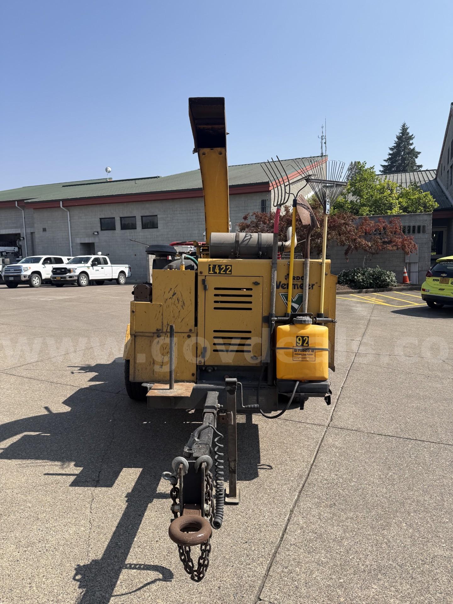 2012 Vermeer Brush Chipper Vermeer Corporation BC1200XL Government Surplus Auction - Photo #4