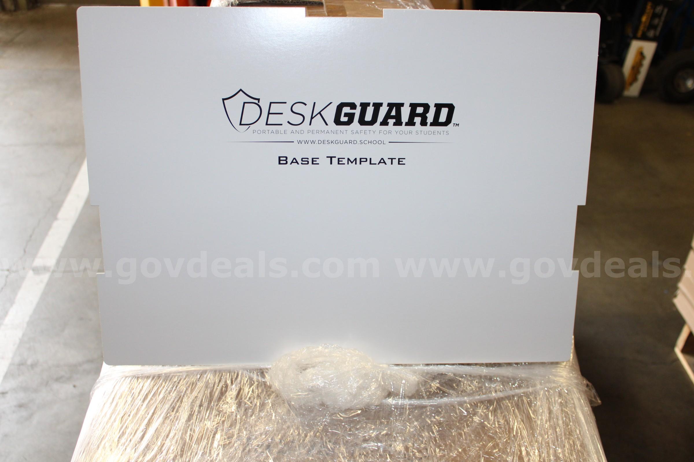 Tri-Fold Plastic Student Desk Shields-Portable Deskguard  Government Surplus Auction - Photo #4