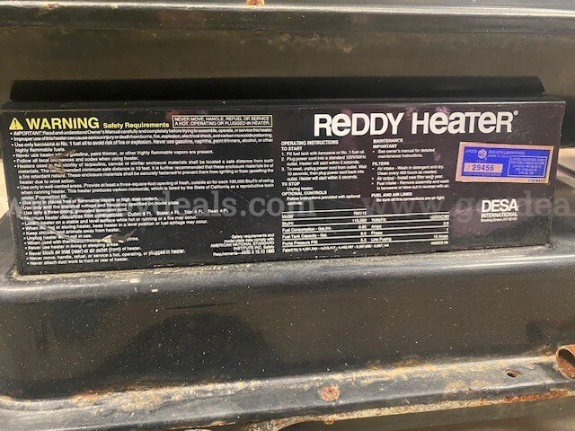 Desa Reddy Heater Pro115 Desa Reddy RM115 Government Surplus Auction - Photo #5