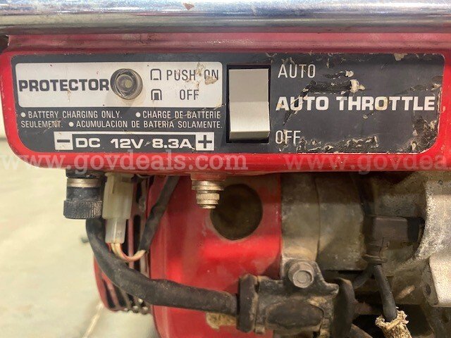 Generator Honda EM3500SX Honda EM3500SX Government Surplus Auction - Photo #2