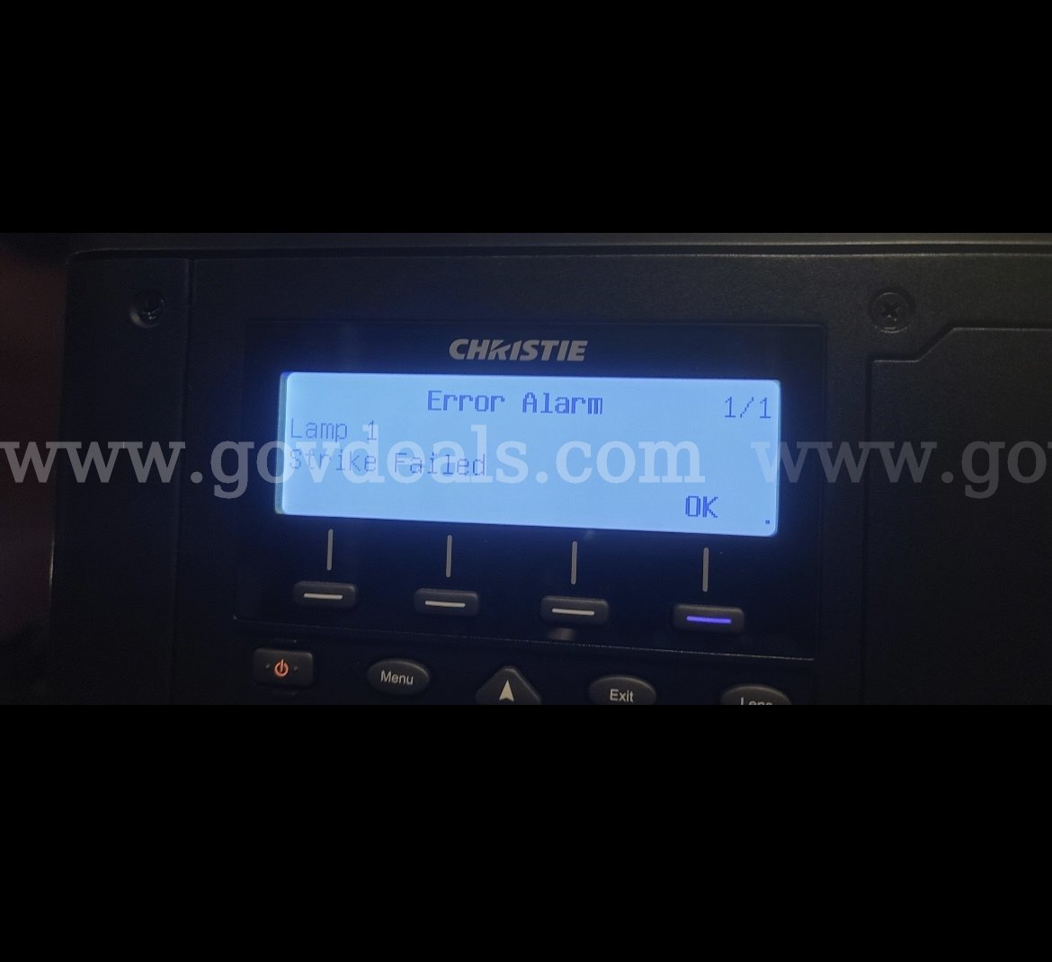 Christie Projection System Christie  Government Surplus Auction - Photo #2