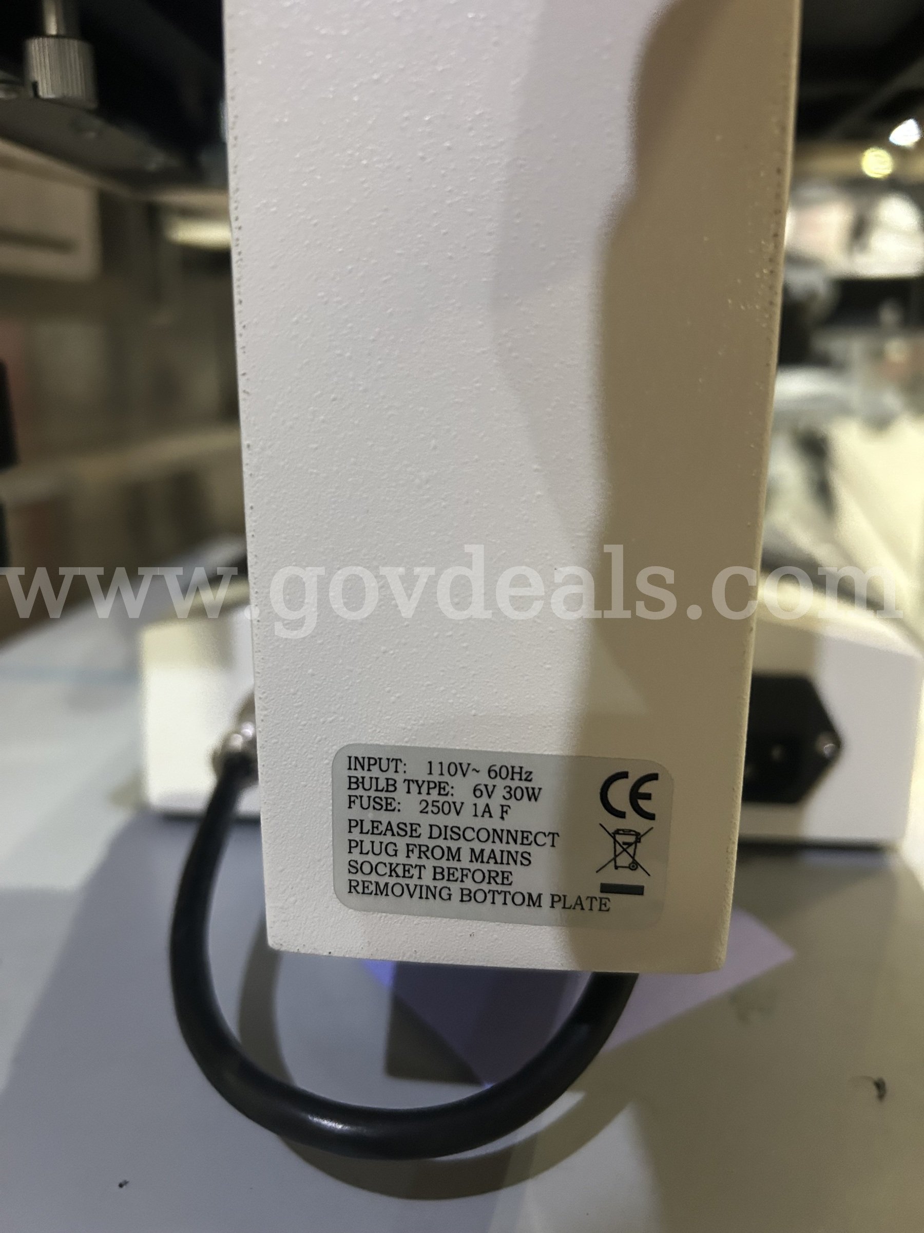 Microscope Vista Vision PL10X/22 Government Surplus Auction - Photo #4
