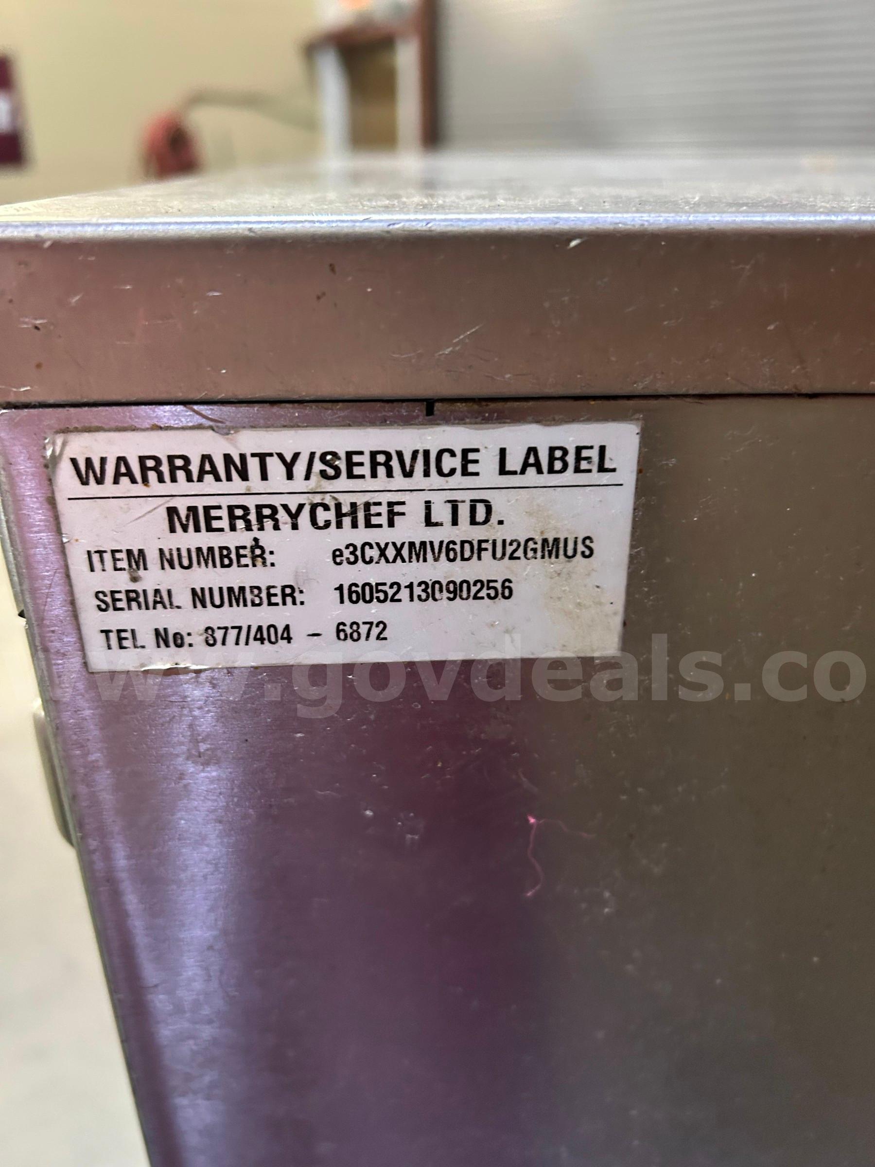 High Speed Combo Oven Merrychef e3CXXMV6DFU2GMUS Government Surplus Auction - Photo #5