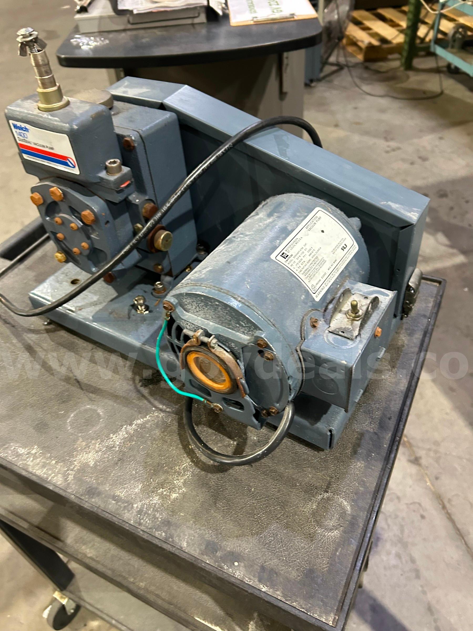 Vacuum Pump Welch Scientific 1400 Government Surplus Auction - Photo #3
