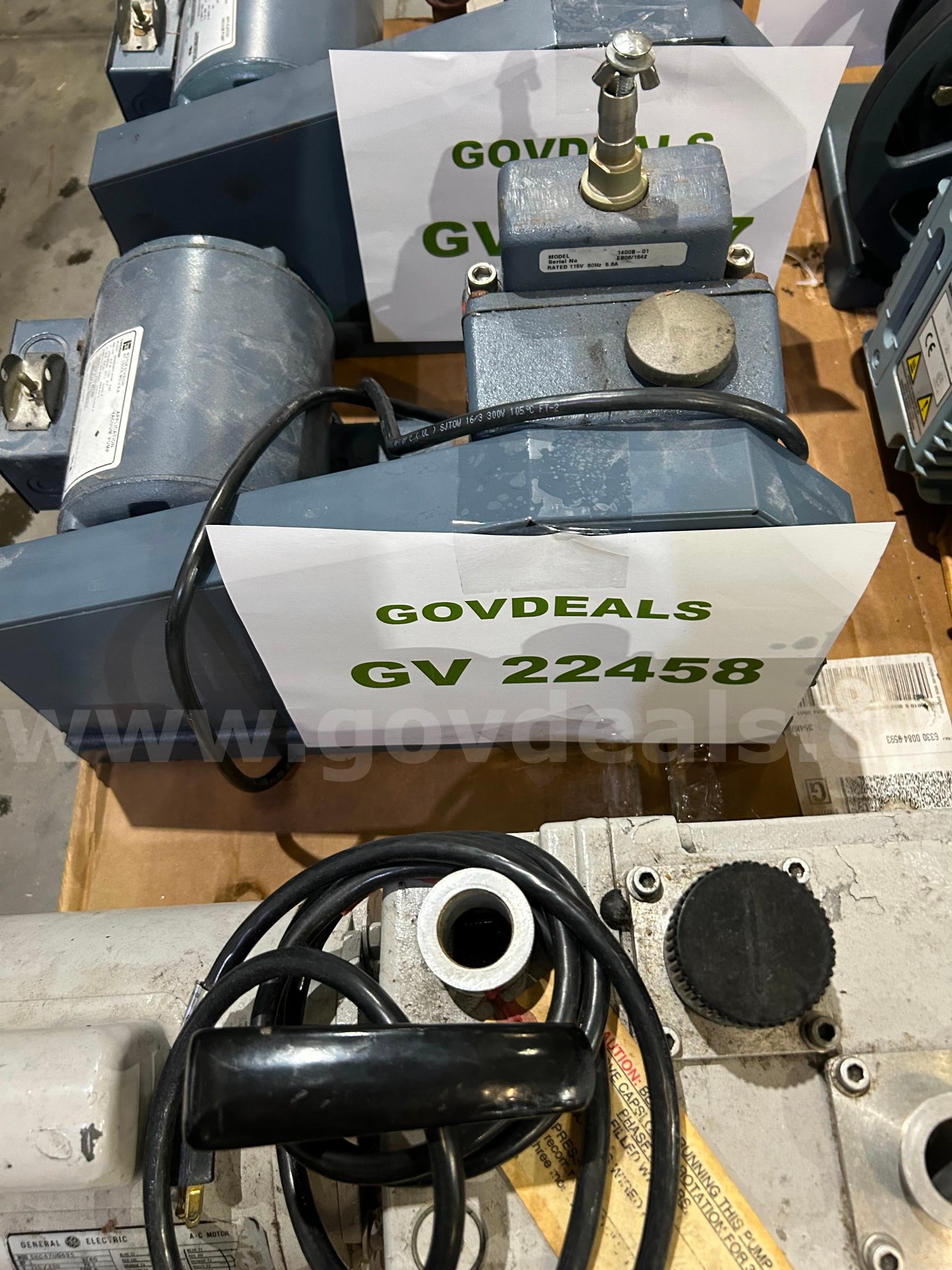 Vacuum Pump Welch Scientific 1400 Government Surplus Auction - Photo #5