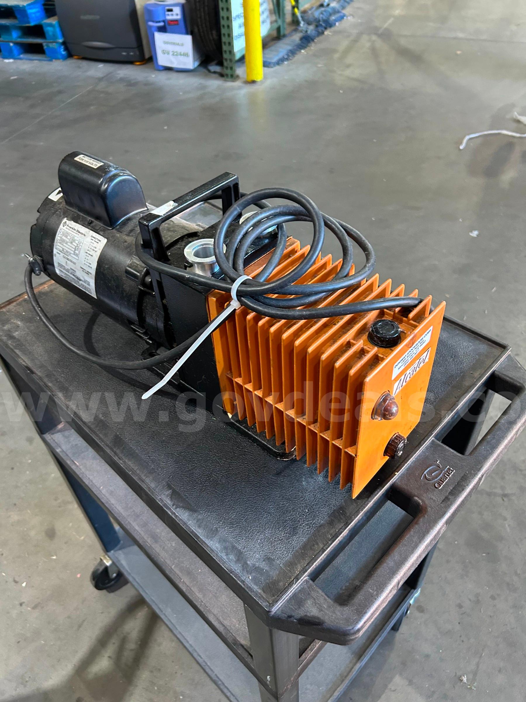 Vacuum Pump Alcatel 2012A Government Surplus Auction - Photo #2