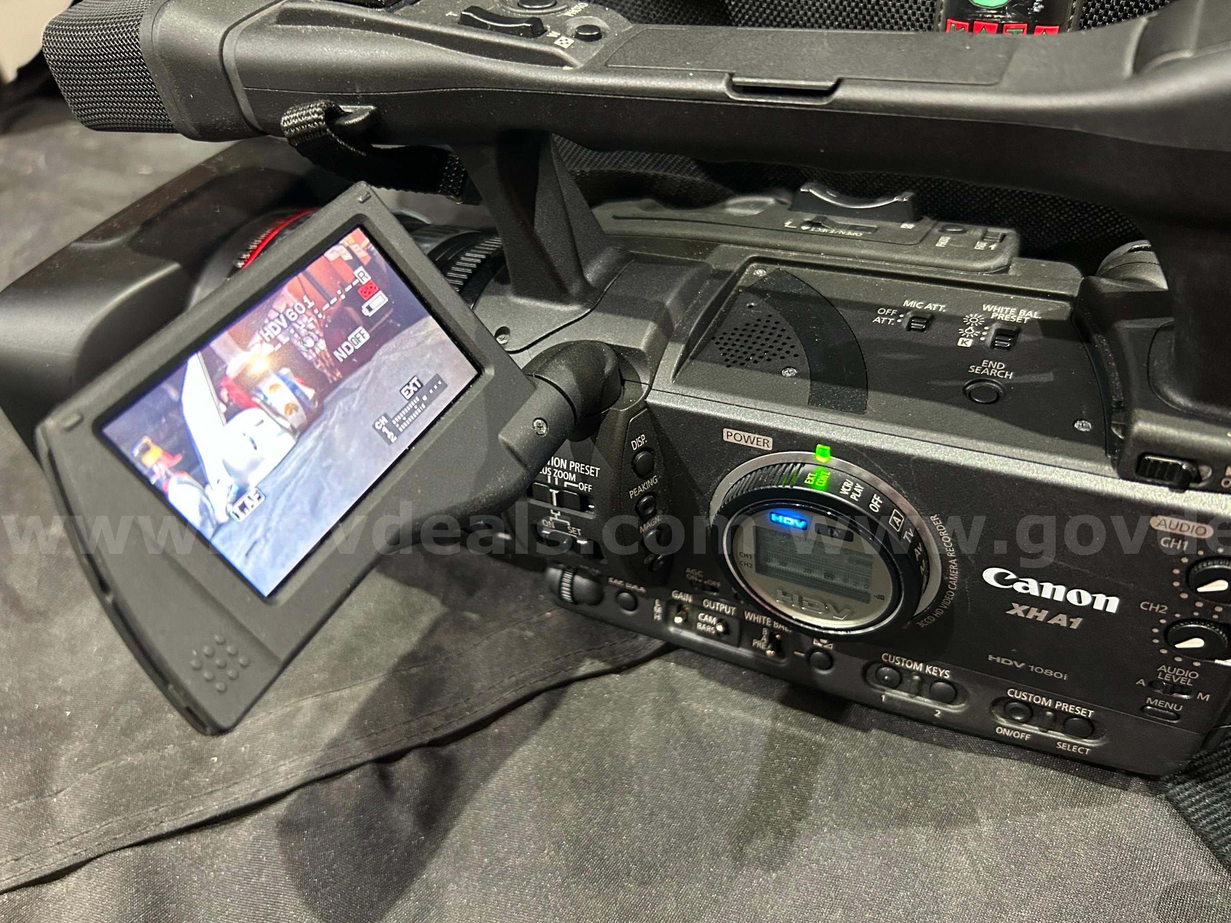 Professional HDV Camcorder Canon XHA1 Government Surplus Auction - Photo #4