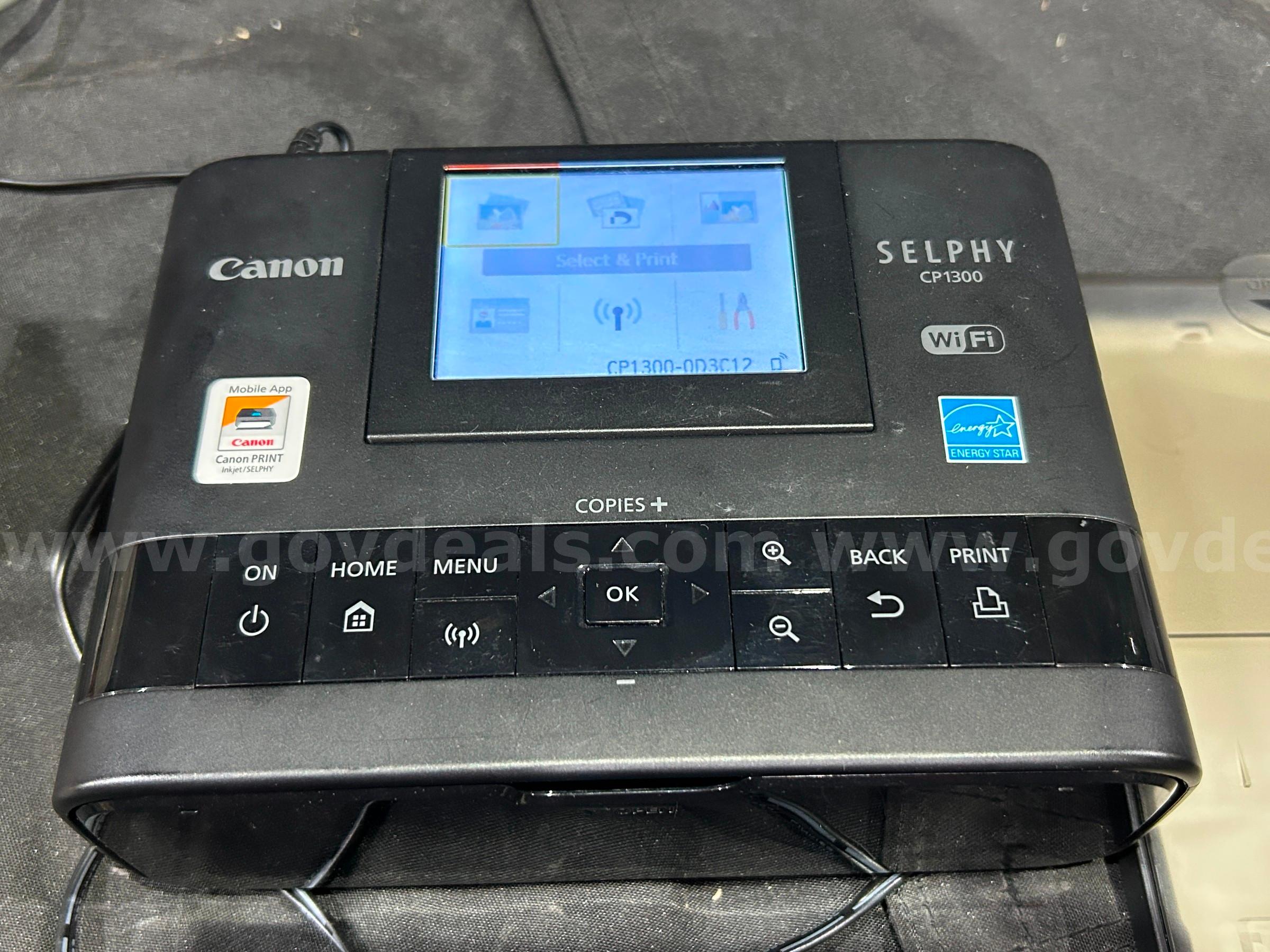 Printer Canon Selphy CP 1300 Government Surplus Auction - Photo #2