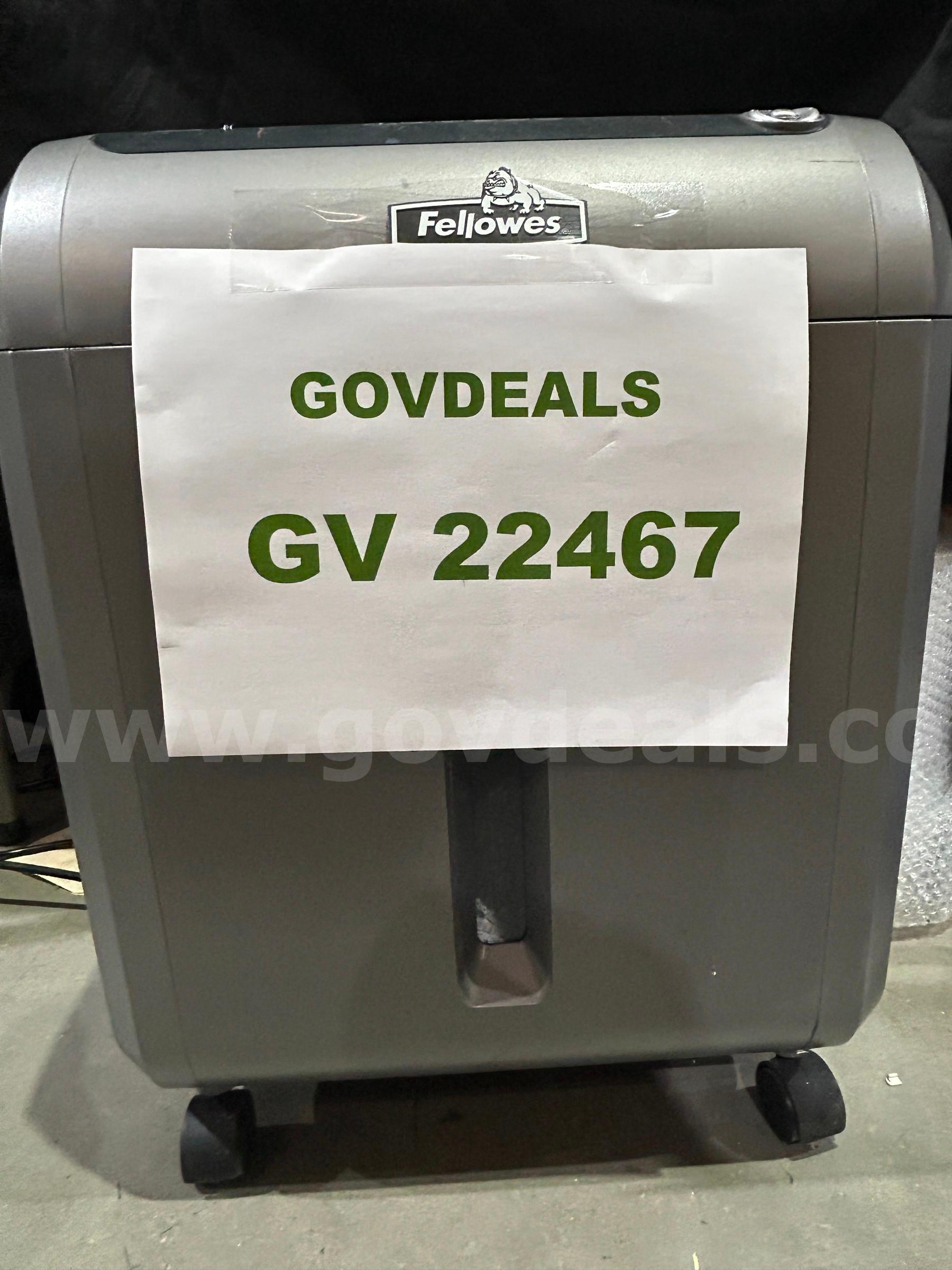 Shredder Fellowes sb-89ci Government Surplus Auction - Photo #6