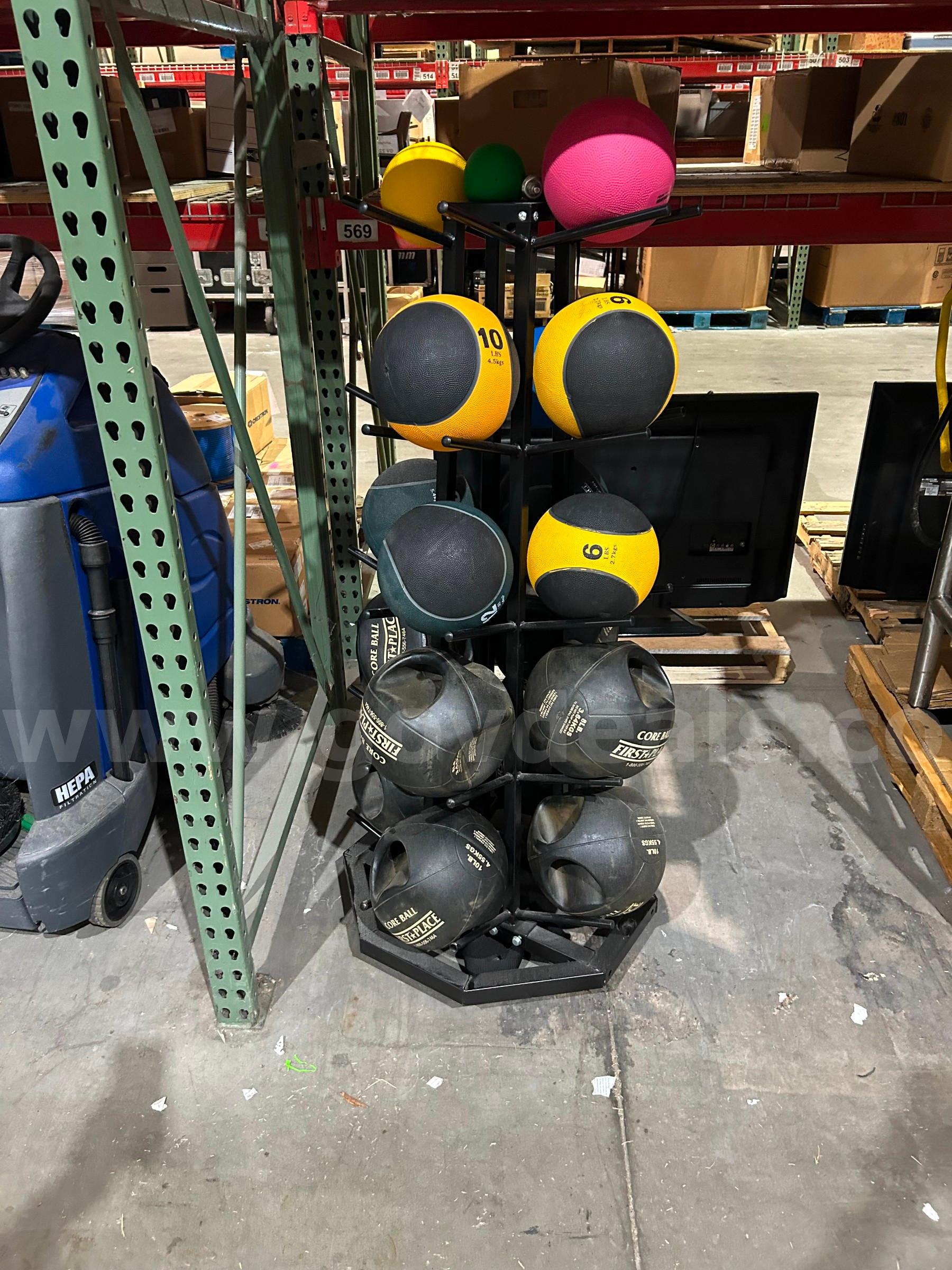 Medicine Balls & Rack First Place  Government Surplus Auction - Photo #2
